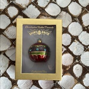 Christopher Radko Shiny Brite Trinket Box